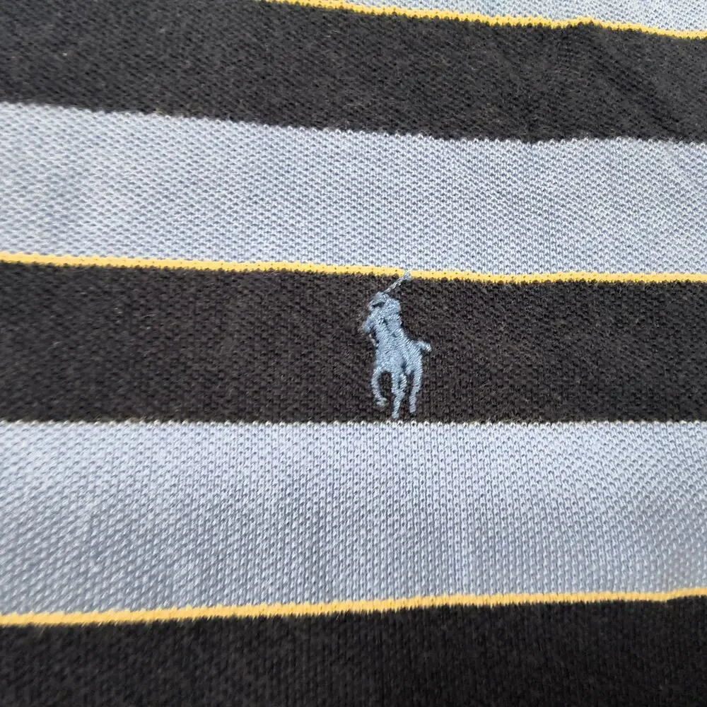 Polo by Ralph Lauren Casual Collared Polo Shirt Mens Size Extra Large XL Blue